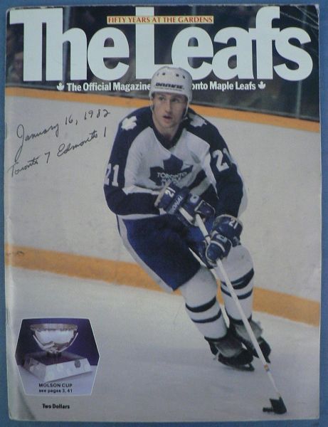 P80 1982 Toronto Maple Leafs
